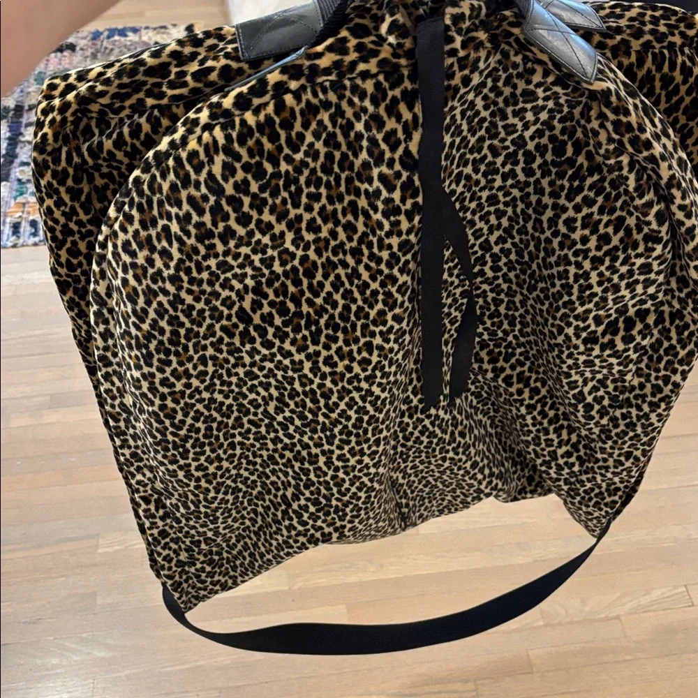 Leopard Print Garment Bag